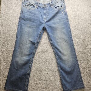Silver Co Mens Blue Craig Jeans 38x34 Relaxed Bootcut